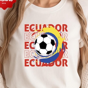 ECUATOR ECUOR T-Shirt PNG, Abstract Typography Tee, Artistic Ecuador Pride, Digital Download for Print-On-Demand