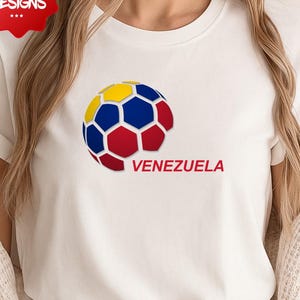 Venezuela Football Team PNG SVG, Soccer Pride Digital Design for Cricut & Sublimation, Venezuelan Flag Fan Art for Game Day Crafts