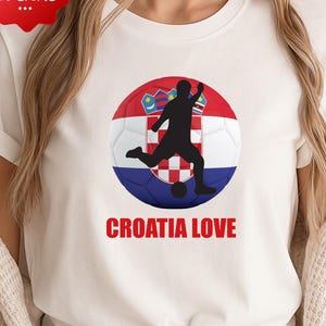 Croatia Football PNG, Digital Croatian Soccer Flag Design, World Cup Clipart for Sublimation, Fan Gear, or Sports Crafts