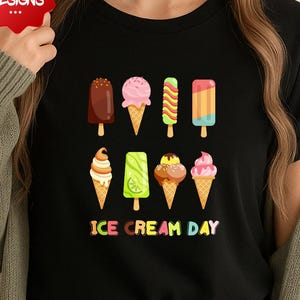 Día del Helado PNG, Clipart del Día Nacional del Helado, Descarga Digital de Delicias de Verano, Diseño de Sublimación, Descarga Instantánea de Archivos PNG