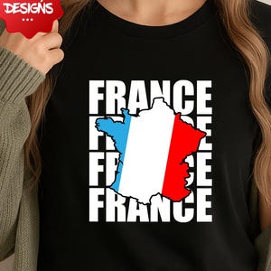 Frankreich Karte Flagge PNG, Distressed französische Flagge, Sublimations T-Shirt Design, Vaterländisches Frankreich Digital Download, druckbare französische Kulturerbe Grafik