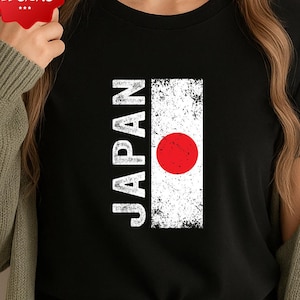 Japan Flag PNG, Rising Sun Japanese Flag Graphic T-Shirt Design, Japan Pride Sublimation PNG, Digital Download for Cricut, DIY Apparel