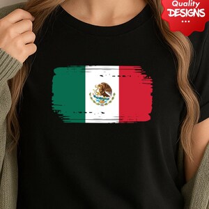 Mexico Flag Art PNG, Mexican Heritage Watercolor Flag Design, Viva México Graphic, Digital Download for Cricut, Patriotic Mexican Apparel