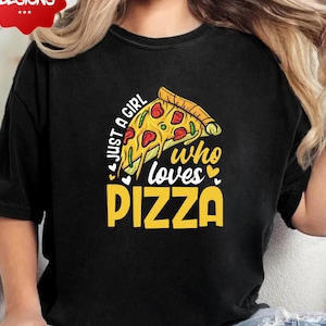 PIZZA T-Shirt PNG, Bold Food Lover Tee, Italian Cuisine Design, Funny Pizza Addict Shirt, Digital Download for Print-On-Demand