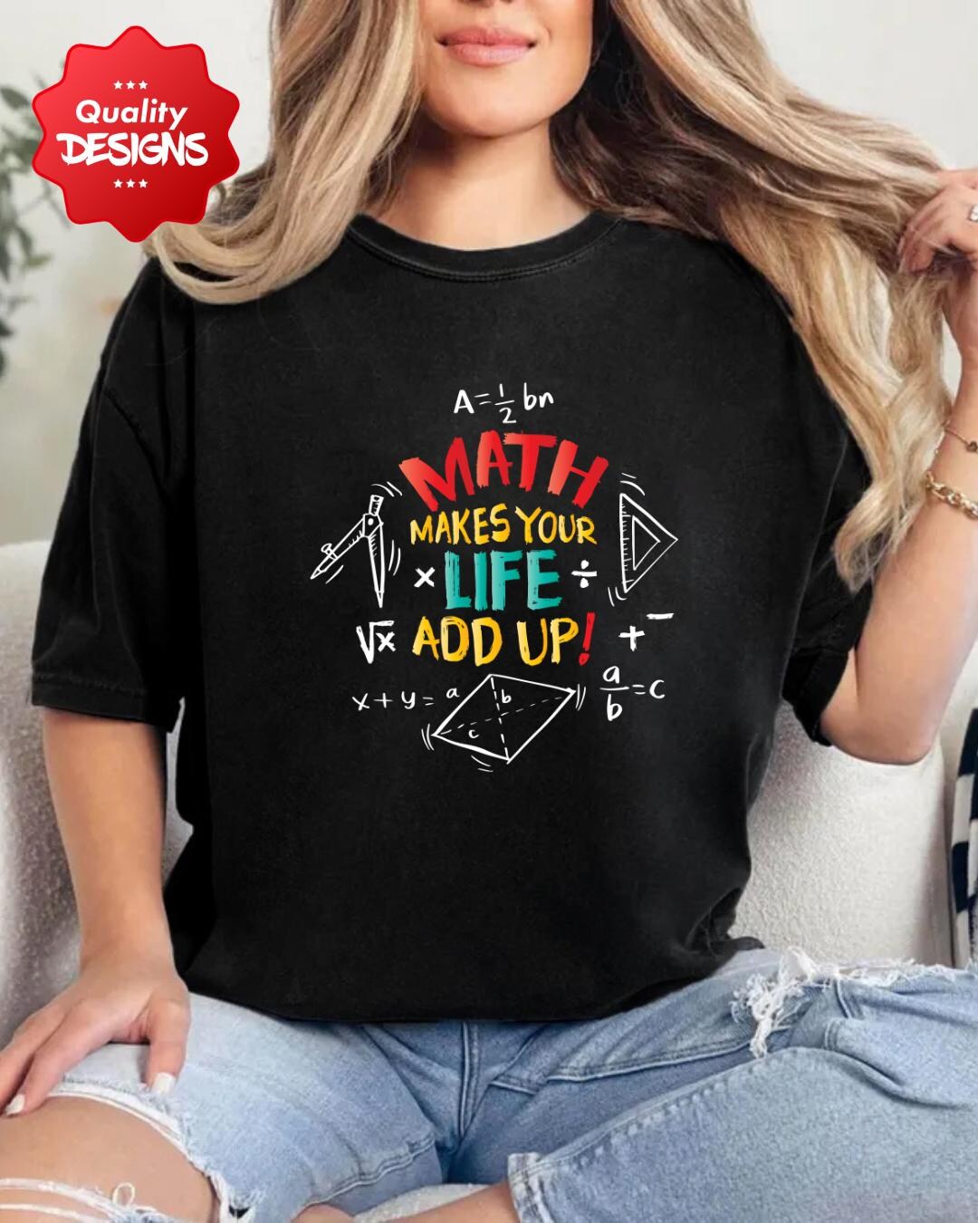 Math Make Your Life Add up PNG, Funny Math Sublimation Design, Teacher ...