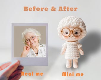 Couple Portrait Doll, Custom Couple Doll, Fathers Day Gift, Crochet Wedding Gift, Anniversary Gift Him Her, Look Alike Doll, Darlings Doll