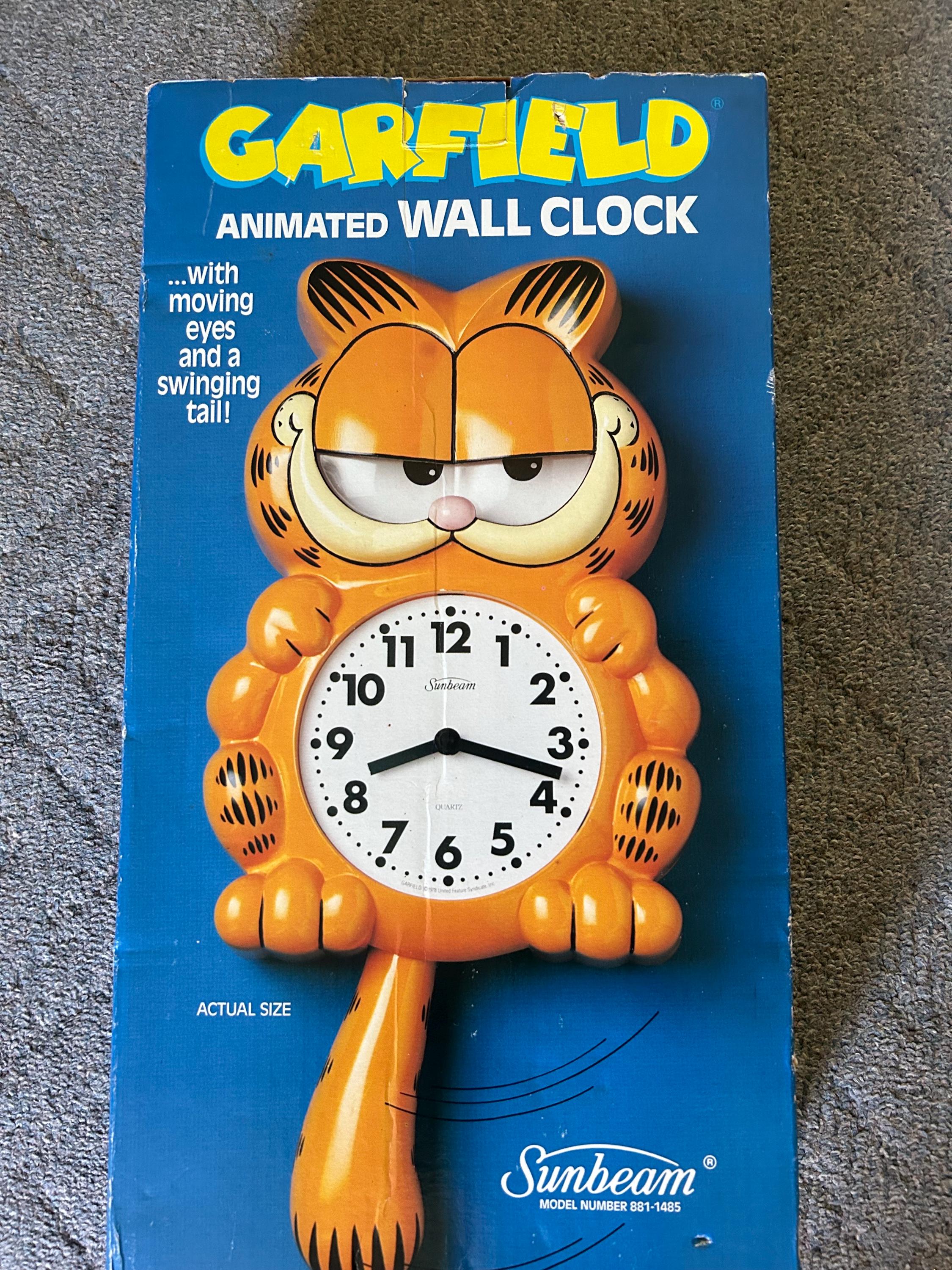 Garfield clock - Etsy 日本