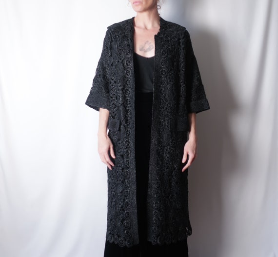 50s Italian Raffia Coat