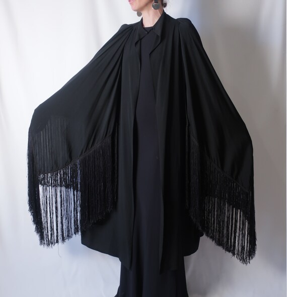 House of Reville 1920s Fringed Cape