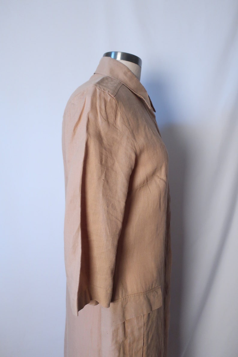 Max Mara Linen Shirt Dress