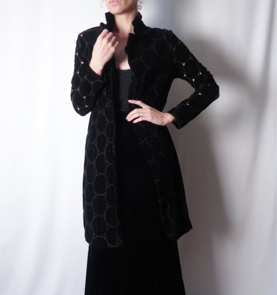 Velvet Circle Patchwork Jacket