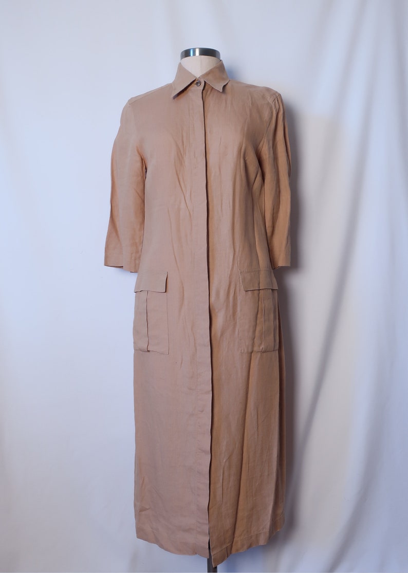 Max Mara Linen Shirt Dress