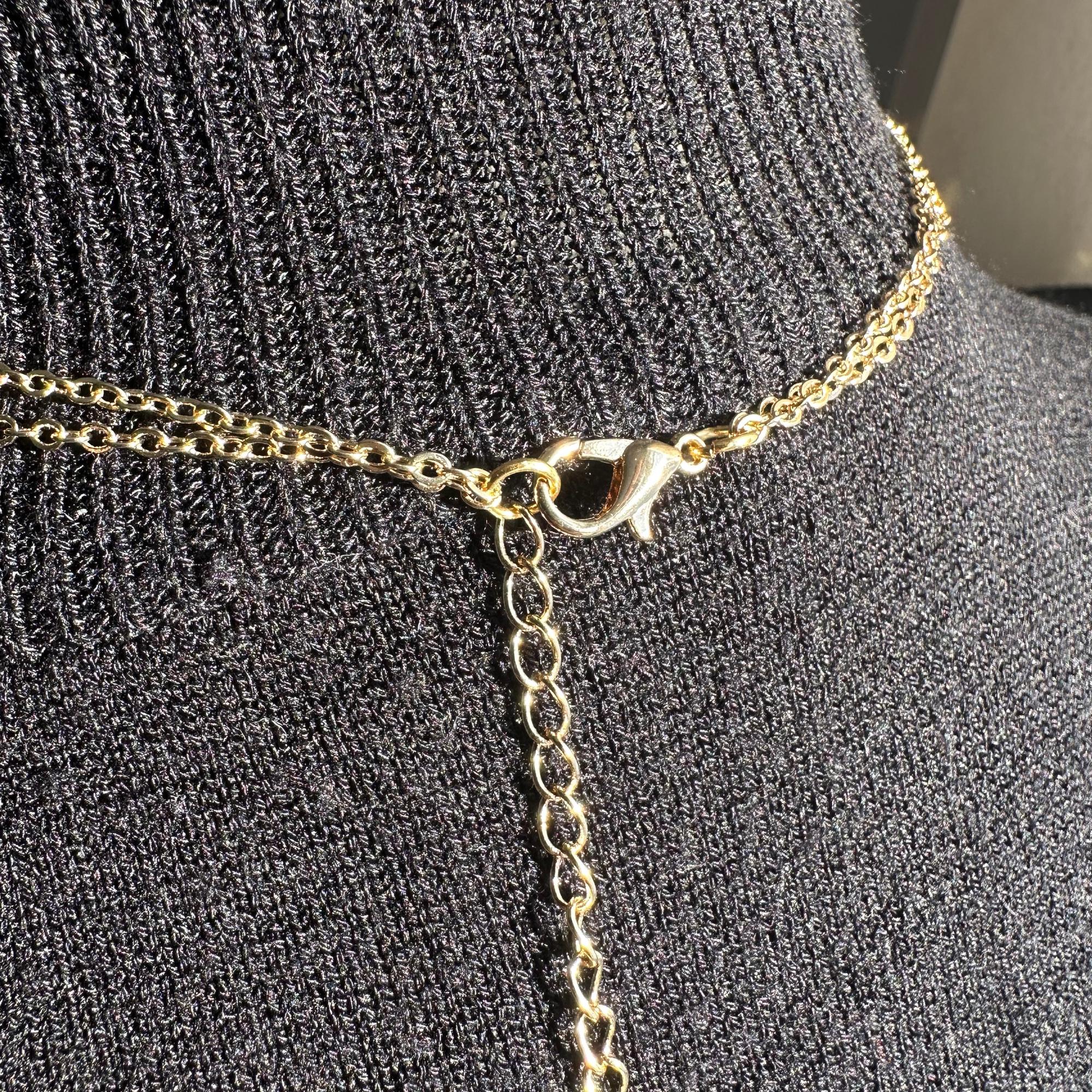 Gold stainless steel butterfly body chain for festivals, adjustable delicate rave wear charm