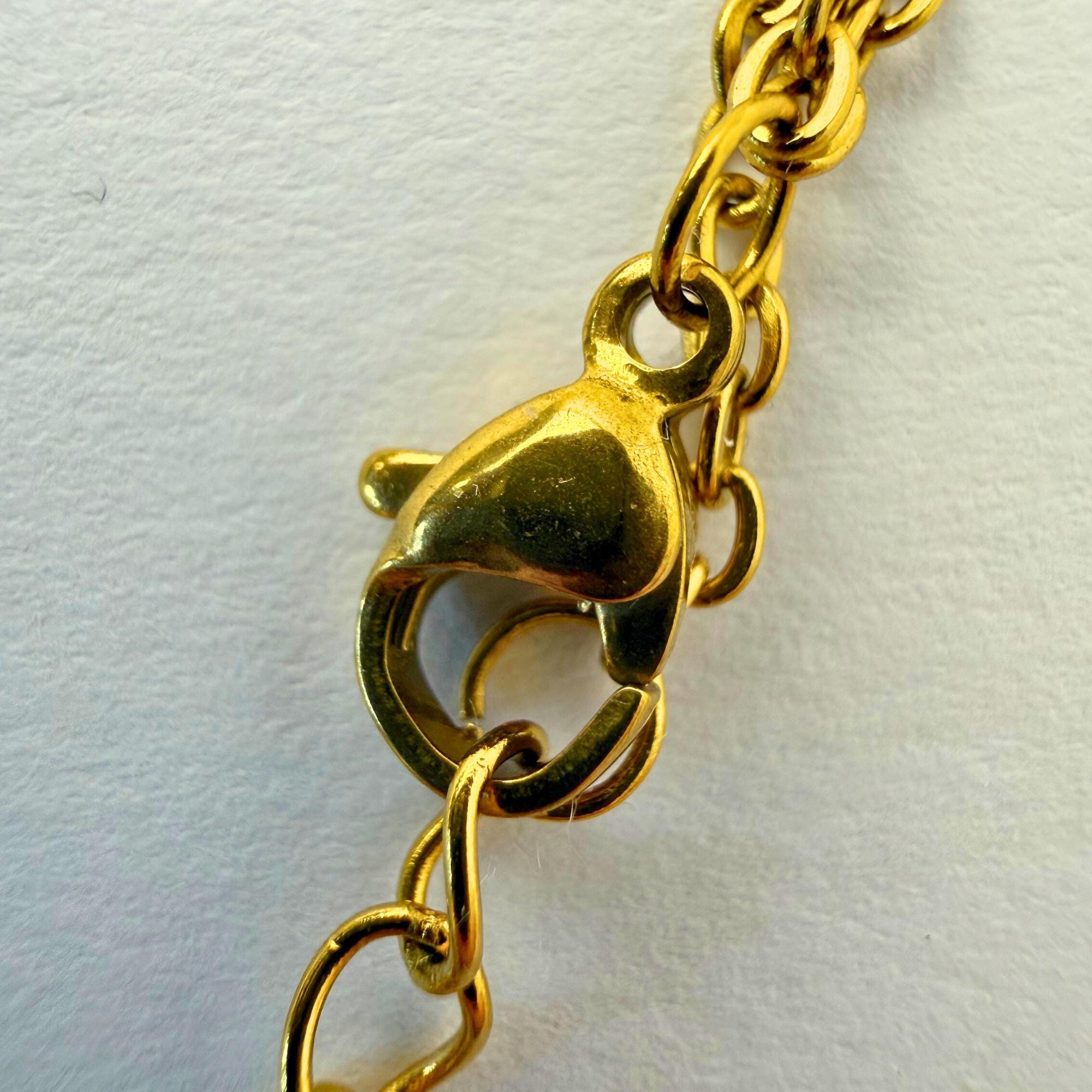 Gold tone stainless steel waterproof belly chain for beach wear and everyday styling