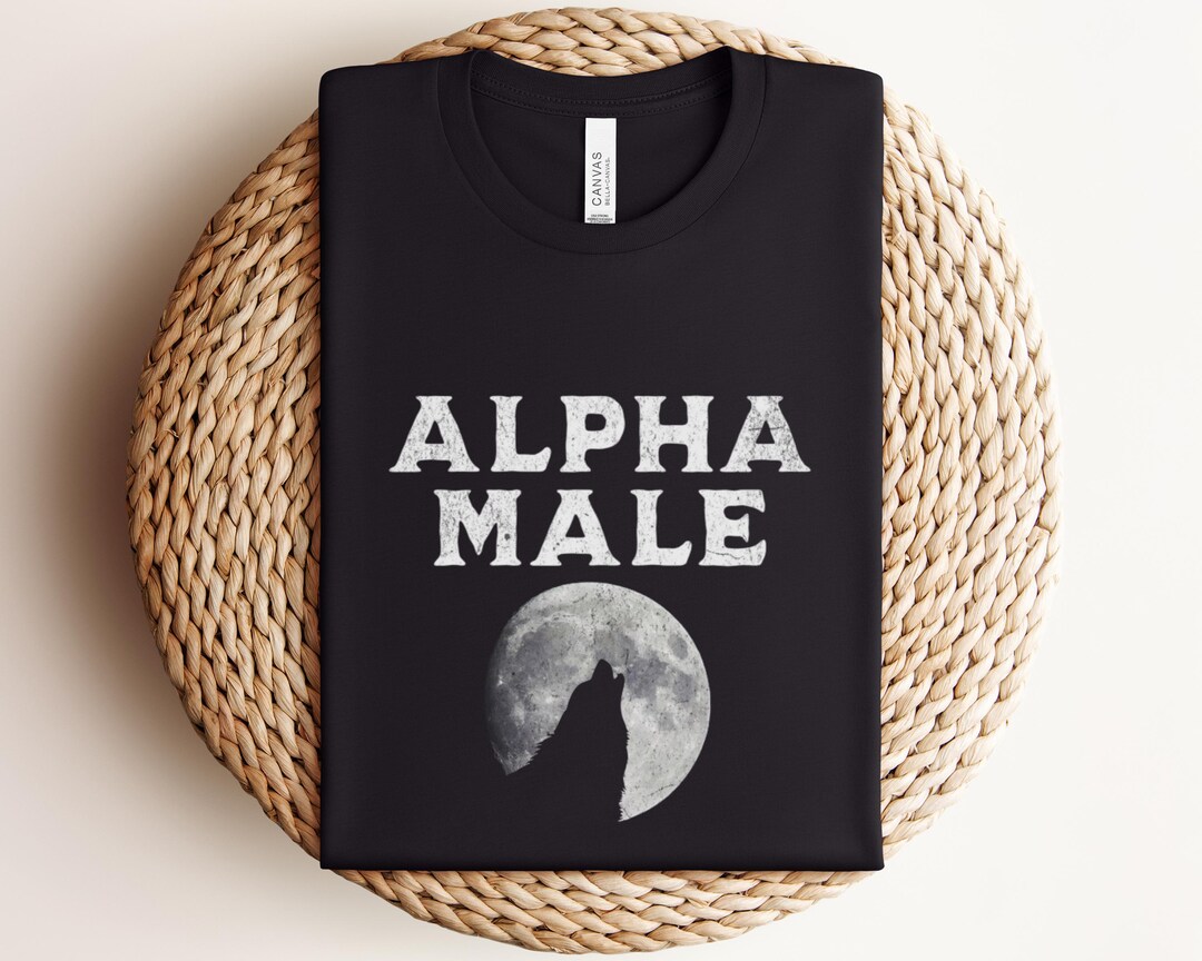 Gen Z Funny Shirt, Alpha Male Wolf Meme Shirt, Sarcastic Humor Tee ...