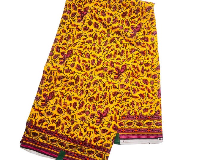 Yellow Veritable Wax Hollandias Vlisco