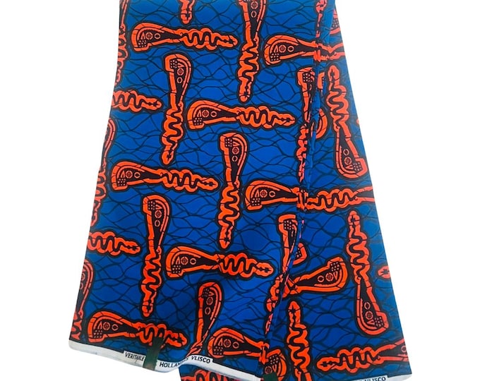 Blue Veritable Wax Hollandais Vlisco
