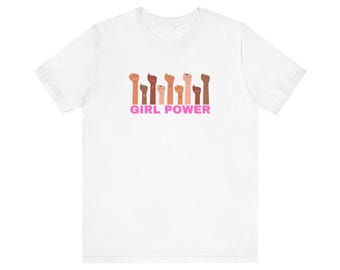 Girl Power Unisex Garment-Dyed T-shirt