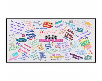 RuPaul's Drag Race Desk Mat: Vibrant Office Decor, Pride Gift