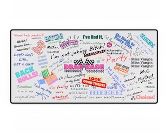 Rupaul's Drag Race Desk Mat: Vibrant Office Decor, Pride Gift