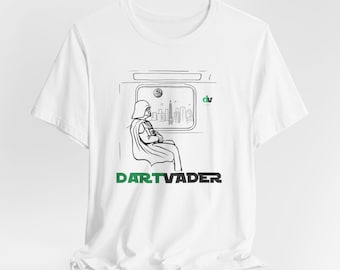 ダース・ベイダー ユニセックスTシャツ、スター・ウォーズ ファンシャツ、面白いダース・ベイダー コスプレイヤー グラフィックトップ