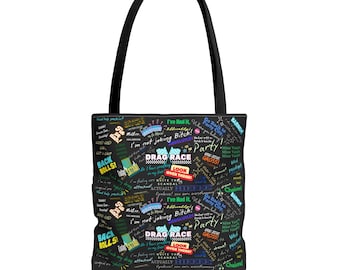 RuPaul's Drag Race Quote Tote Bag: LGBTQIA+ Fan Gift