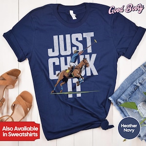 Just Chuk It Polo T-Shirt: Funny Equestrian Tee