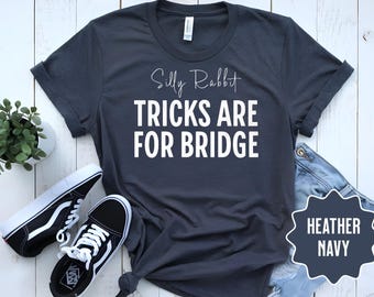 Bridge Card Game-T-shirt: grappig cadeau voor bridgespelers