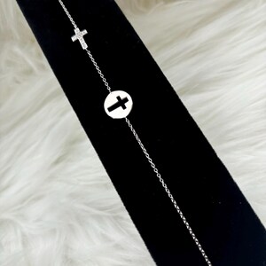 Cross bracelet Sterling Silver 925