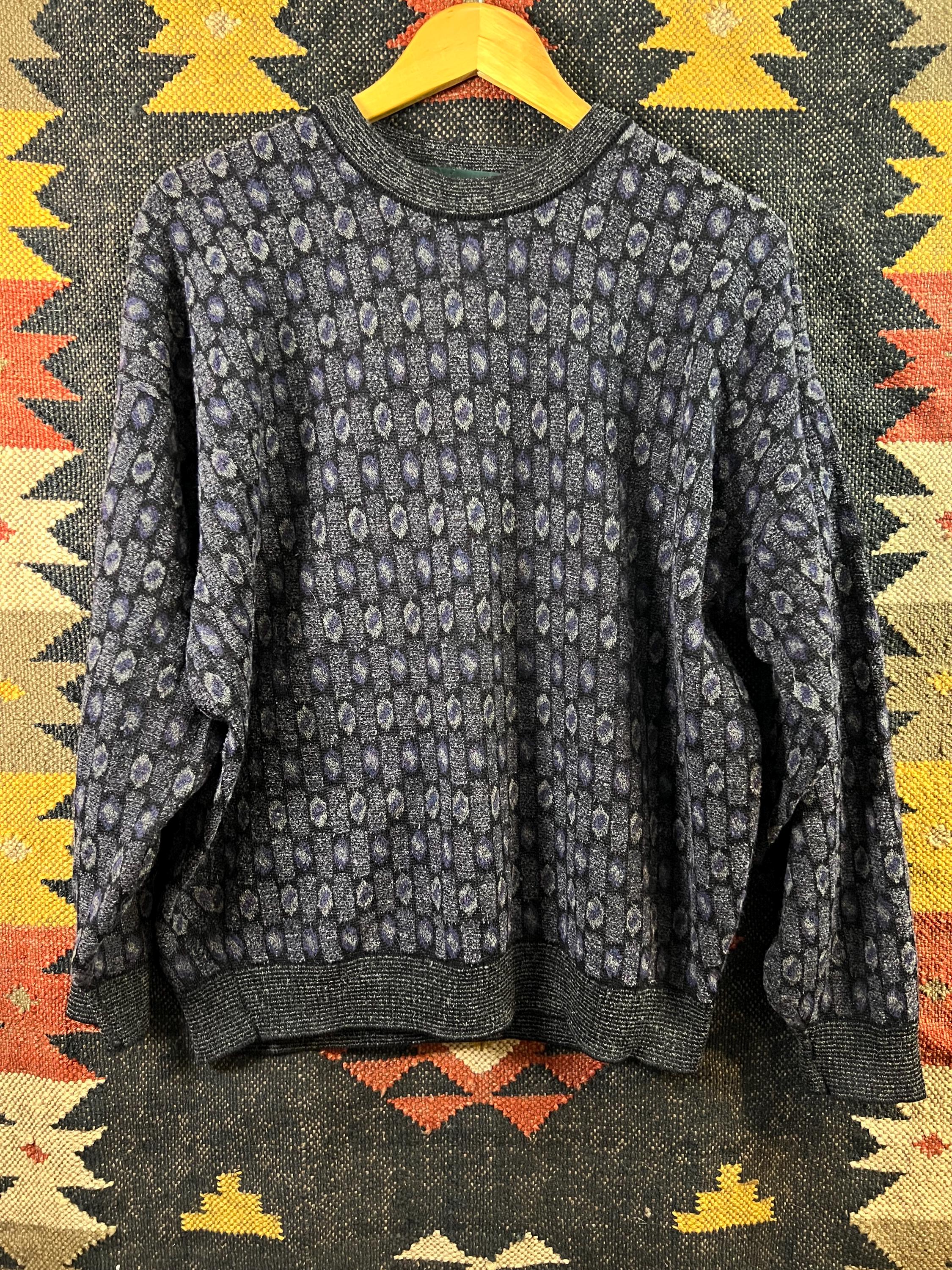 Vintage Tundra Canada Wool Blend Crewneck Pullover Knitted Sweater 