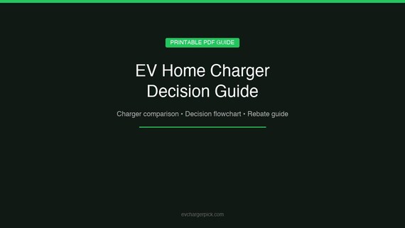 EV Home Charger Decision Guide – Comparison, Electrical, Rebate (PDF)