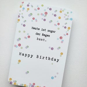 Carte d'anniversaire / douche de confettis / carte d'anniversaire / félicitations / joyeux anniversaire / raison de célébrer / félicitations / imprimer