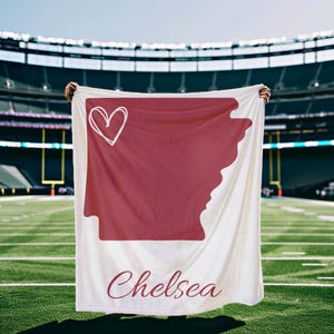 Coperta personalizzata dell&#39;Arkansas