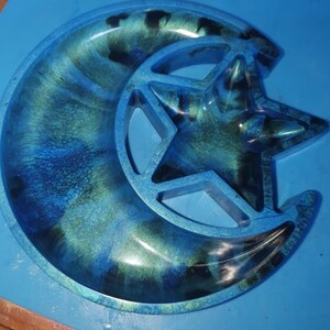 Mond und Stern Schmucktablett