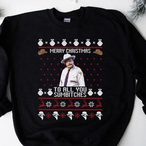 Smokey and the Bandit Ugly Christmas Sweater Etsy