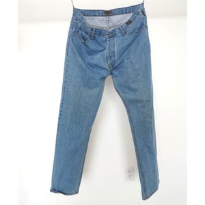 Vintage Versace Jeans Couture Straight Leg Denim Jeans Blue 38x30 Men&#39;s
