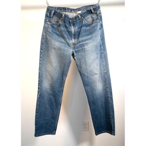 Vintage Levi&#39;s 505 Orange Tab Regular Fit Straight Leg Denim Jeans 36x31 Men&#39;s