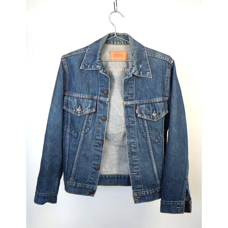 Levi's 70518 Denim Jacket, Men's Size L unclear blue type Vintage Second Hand