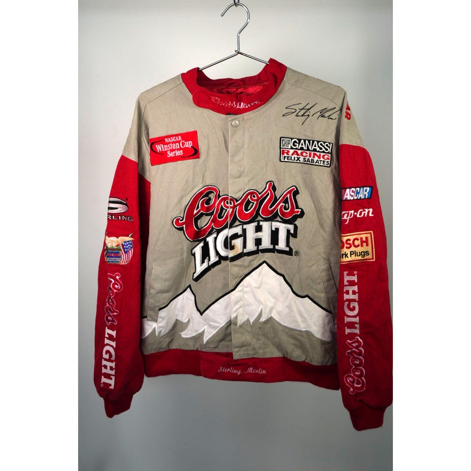 JEFF HAMILTON レーシングジャケット Coors Light Vintage Jeff Hamilton NASCAR Coors Light Stirling Martin