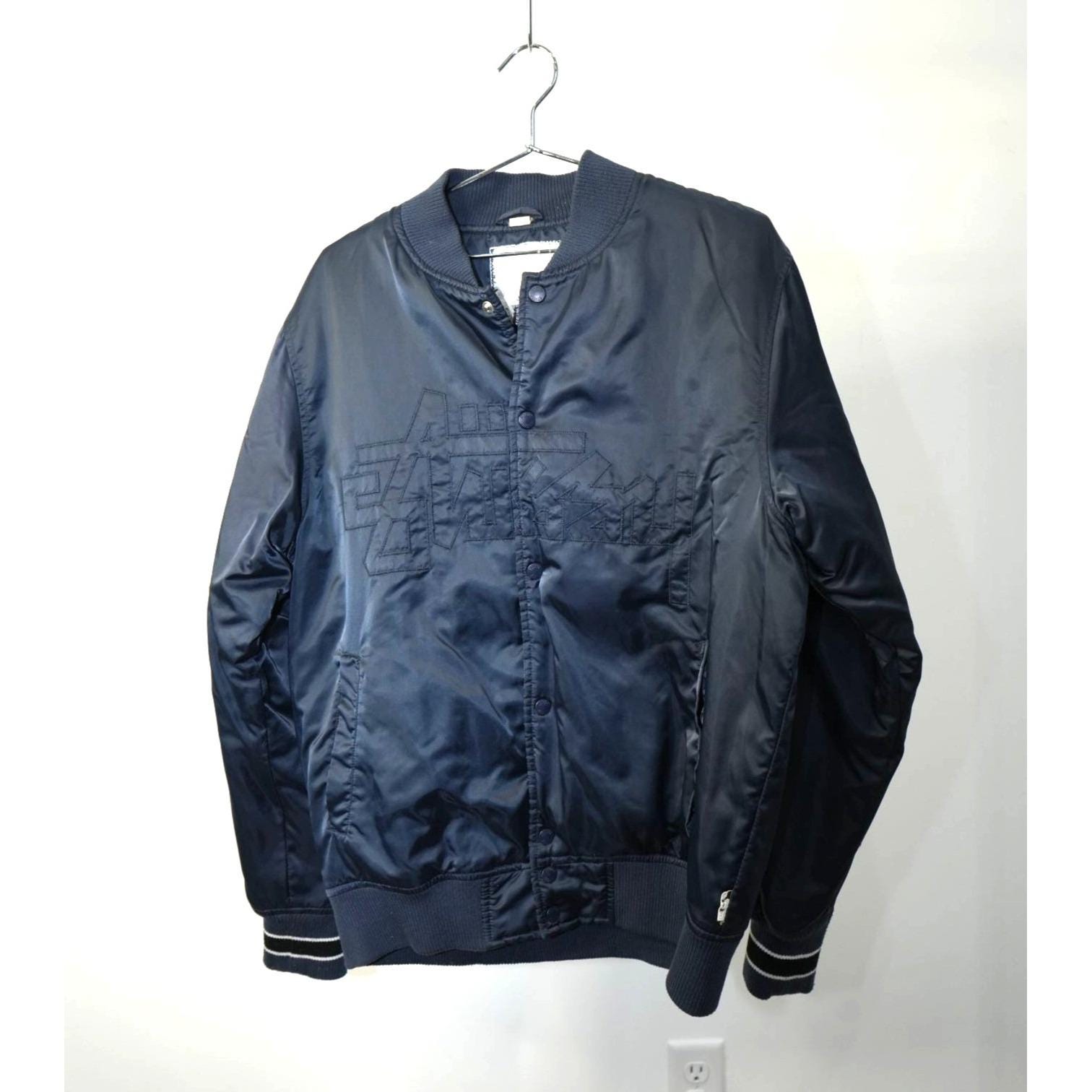 ステューシー　stussy designs bomber jacket Stüssy Stussy Bomber Jacket Logo Design Black Color Design