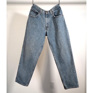 Vintage Levi&#39;s Orange Tab Light Wash Tapered Leg Denim Jeans 31x28 Men&#39;s