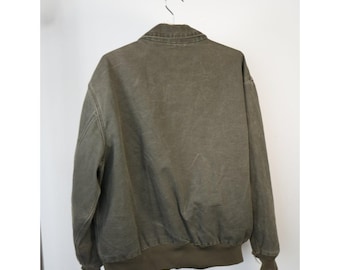 Vintage Y2K Carhartt J102MOS Mesh Lined Full Zip Work Jacket