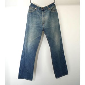 Vintage Levi&#39;s 505 Orange Tab Regular Fit Straight Leg Denim Jeans 34x30 Men&#39;s