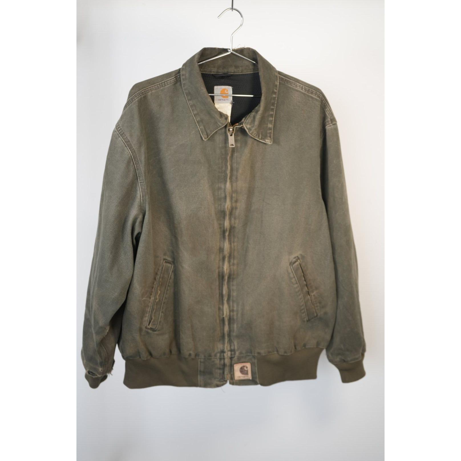 Vintage Y2K Carhartt J102MOS Mesh Lined Full Zip Work Jacket