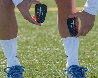 Cross Mini Shin Guards - Black