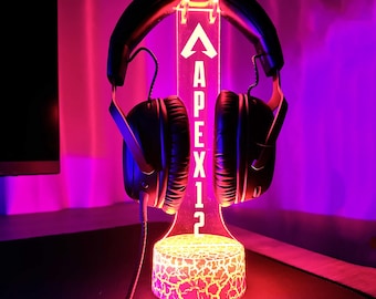 Apex Legends Headphone Stand,Gamer Gift,Gamer Desk Accessory,Headphone Holder,Gaming Setup Stand,Desk Organizer for Gamers,XMas Gifts