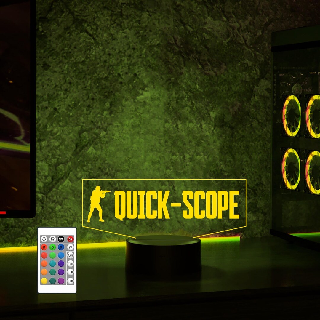 Personalized FPS Classic Night Light With Gamertag,csgo Gift for ...