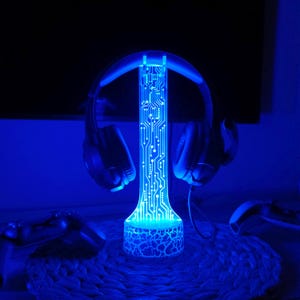Gaming Headset Stand,Headphone Stand,Boyfriend Christmas Gifts for him, Husband Christmas Gift, xmas gift for man, Gamer gifts,Xmas Gift