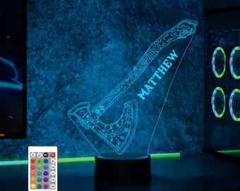 God of War Kratos Leviathan axe,Custom Viking Ragnar Axe,Unique Gift for Him, Cosplay, Perfect Christmas/Birthday Gift,Wedding Gift For Him