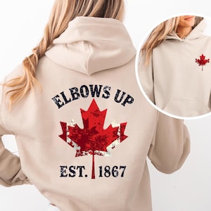Elbows Up Canada 2Sides Sweatshirt,True North Strong and Free,Canadian Hockey Culture,Proud Canadian Shirt,Not for Sale,Never the 51st State